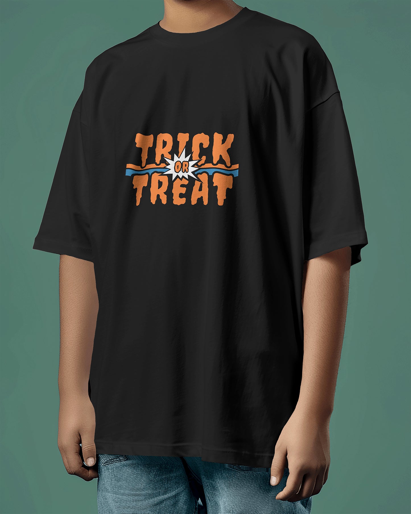 Trick or Treat Retro Halloween T-Shirt β Spooky & Fun Vibes ππ» - The Baggy Vibe