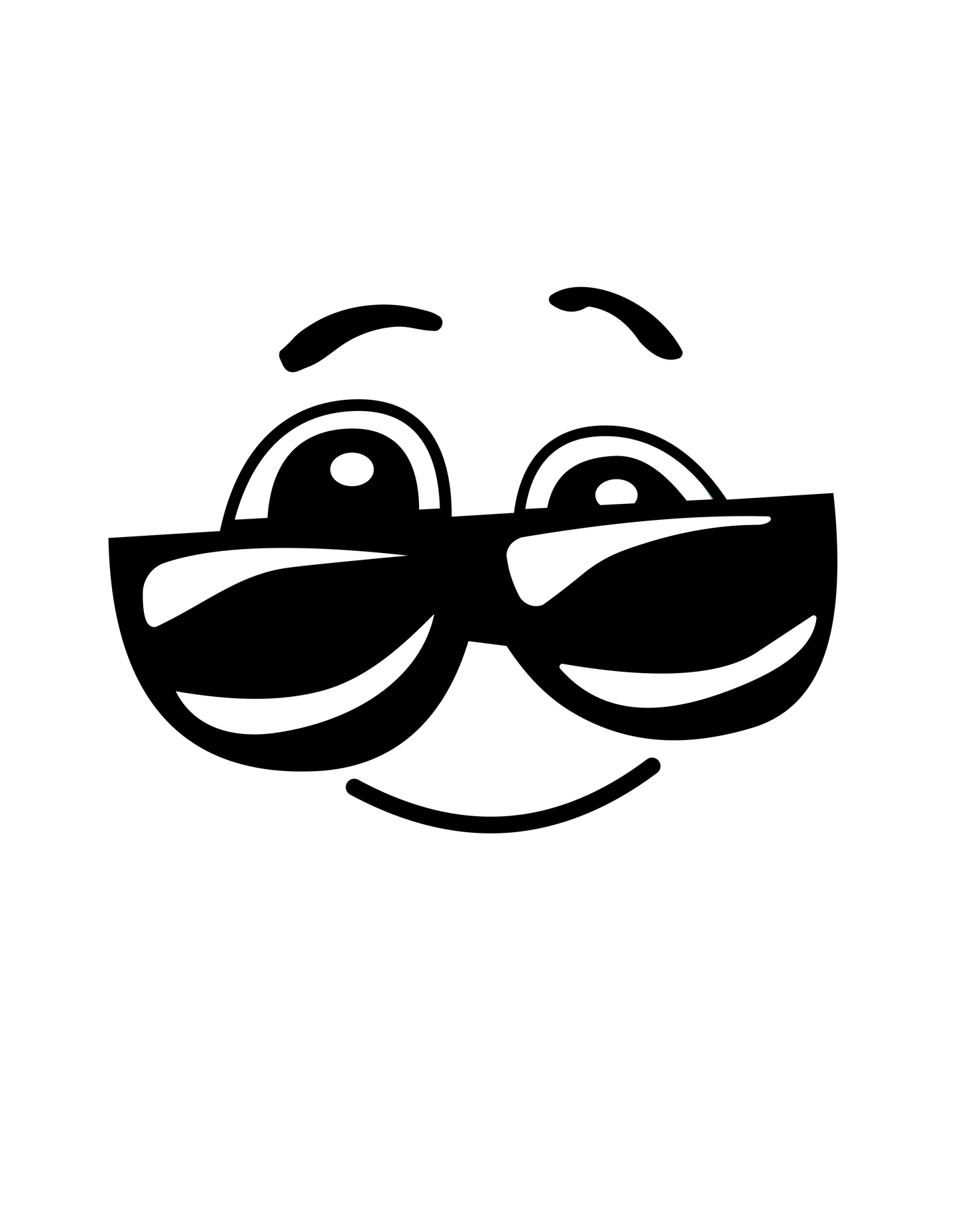 Cool Shades Smiley T-Shirt β Fun & Stylish π - The Baggy Vibe