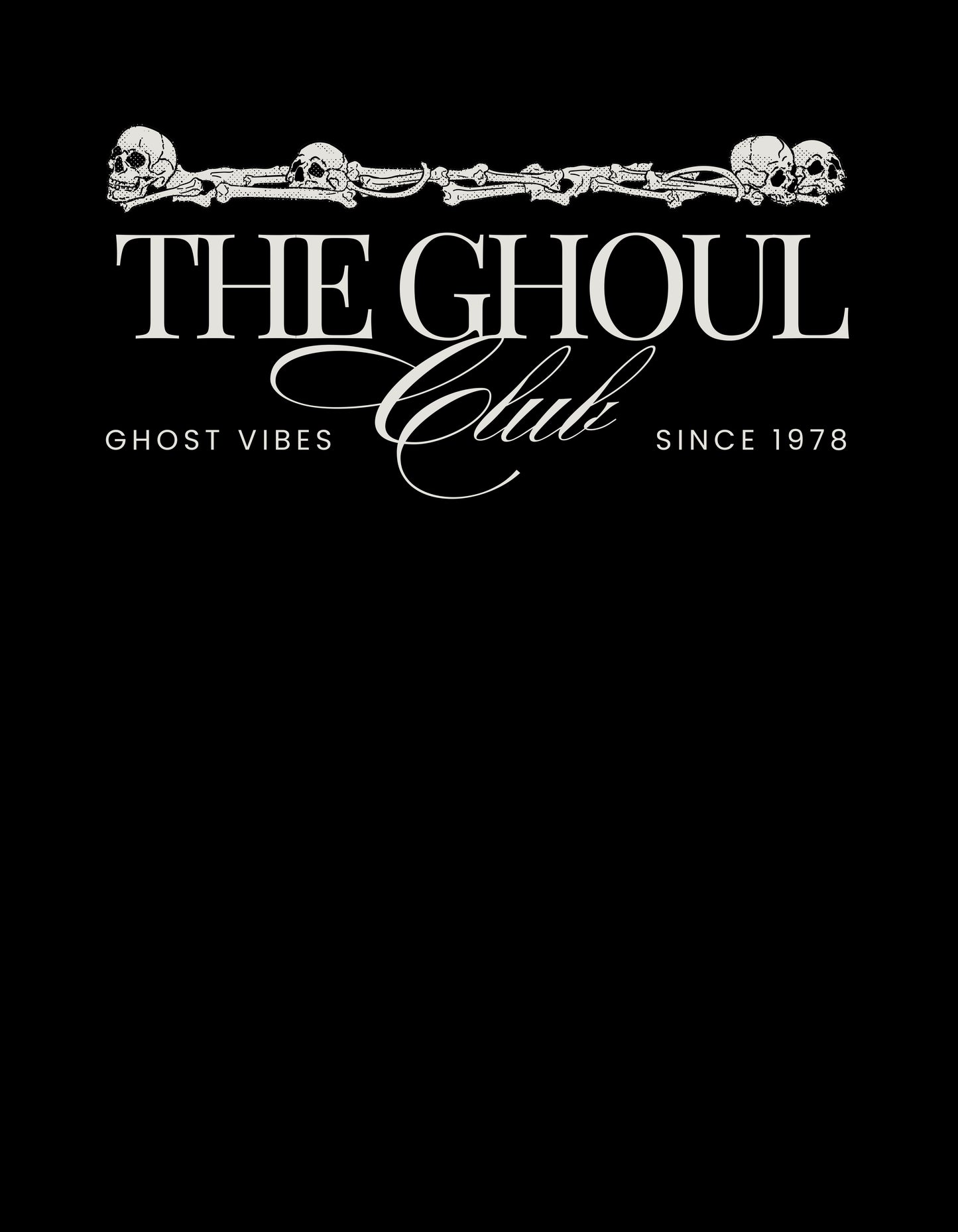 The Ghoul Club Oversized Tee - The Baggy Vibe