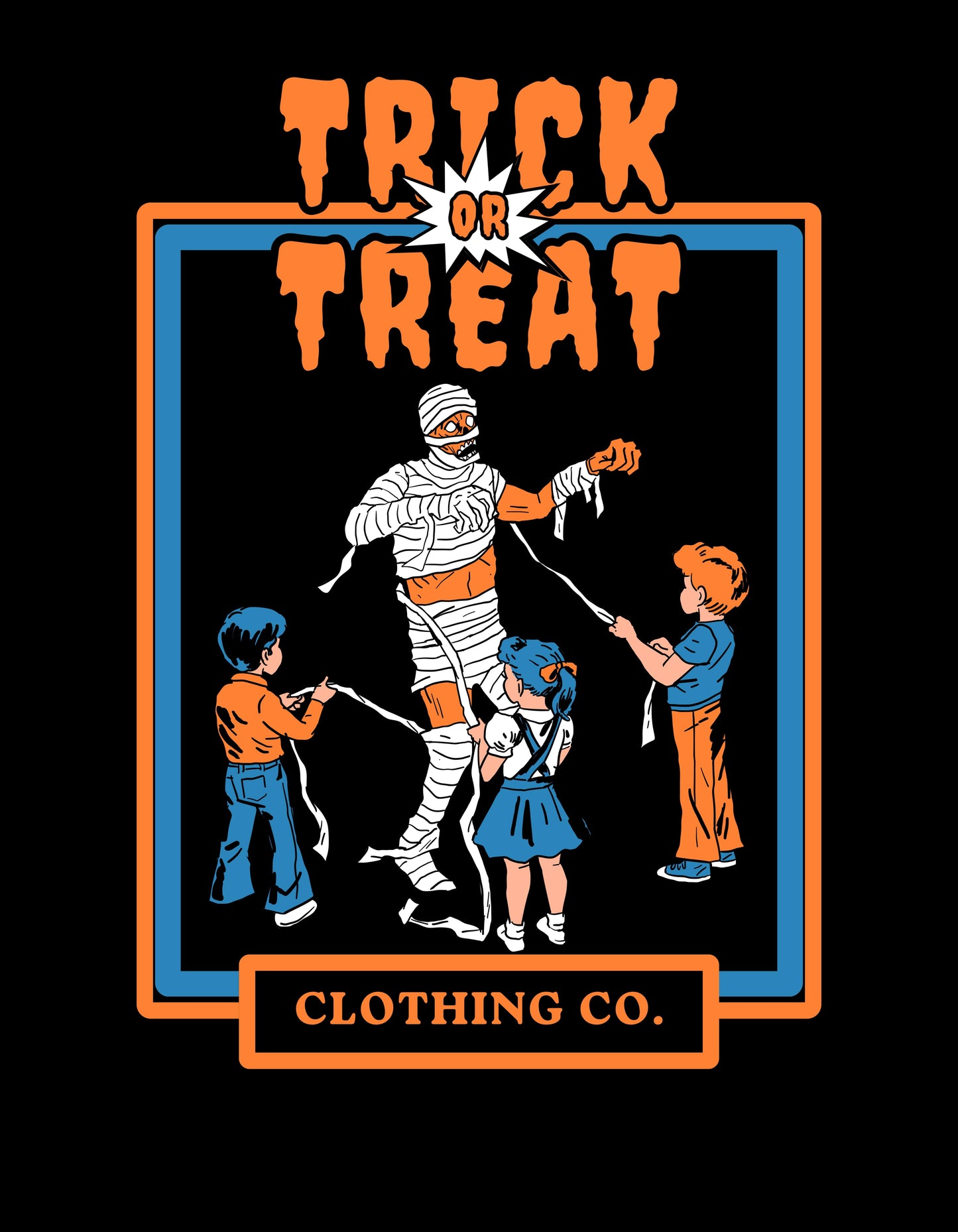 Trick or Treat Retro Halloween T-Shirt β Spooky & Fun Vibes ππ» - The Baggy Vibe