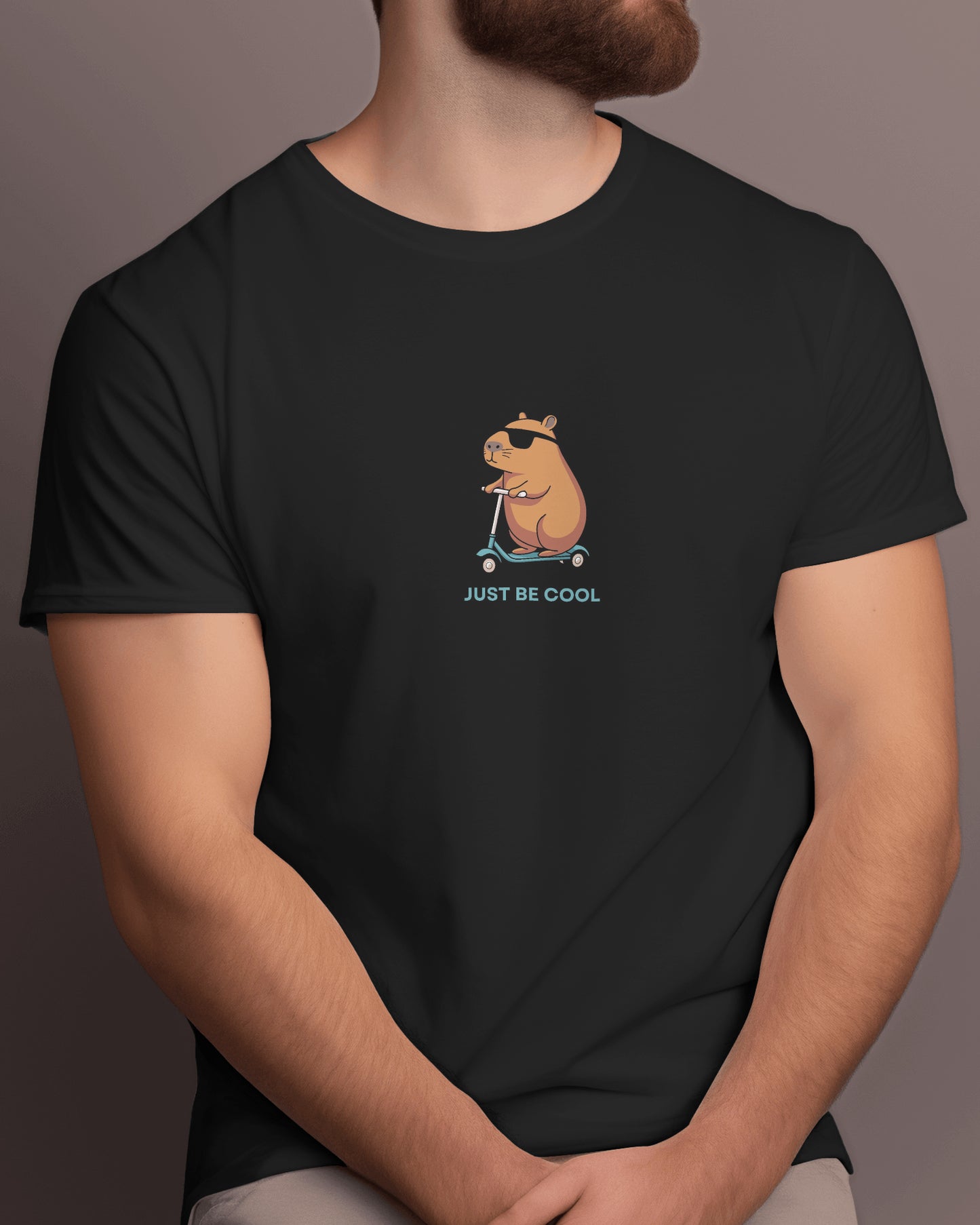 Just Be Cool Capybara Tee - The Baggy Vibe