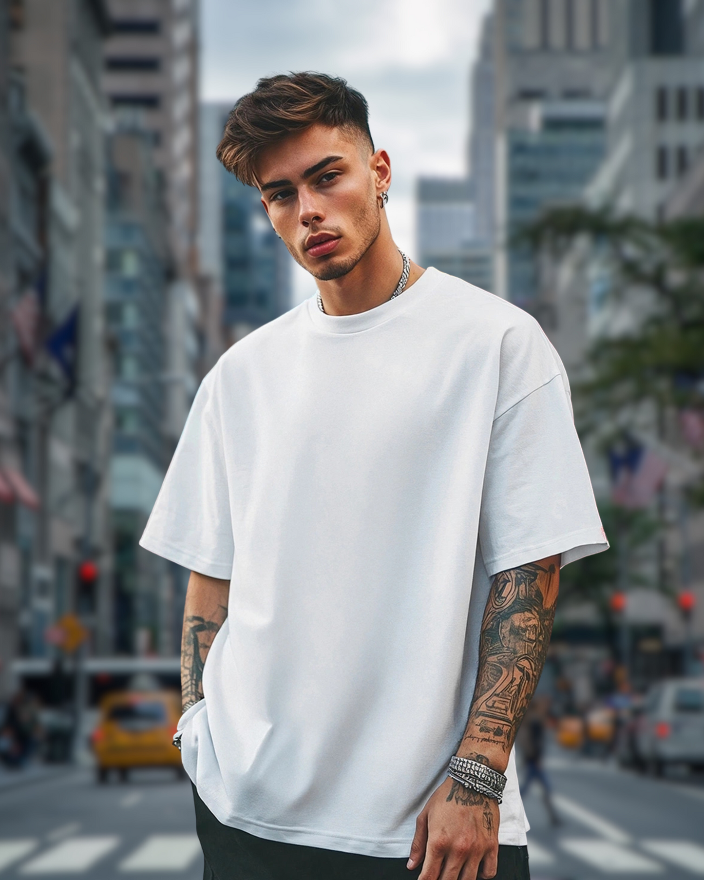 White Oversized T-Shirt – Clean & Classic