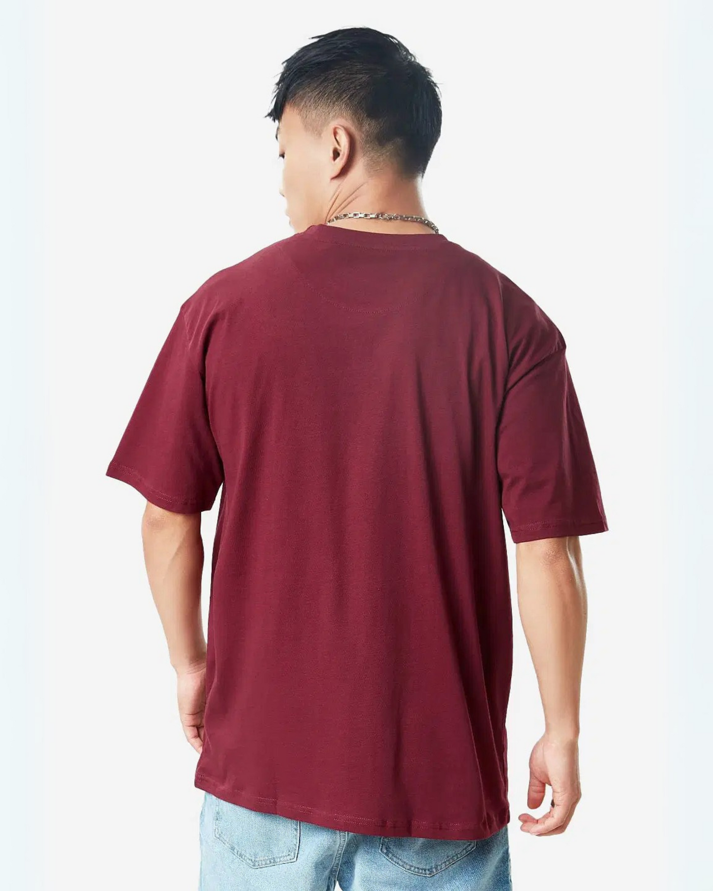 Maroon Oversized T-Shirt – Bold and Balanced
