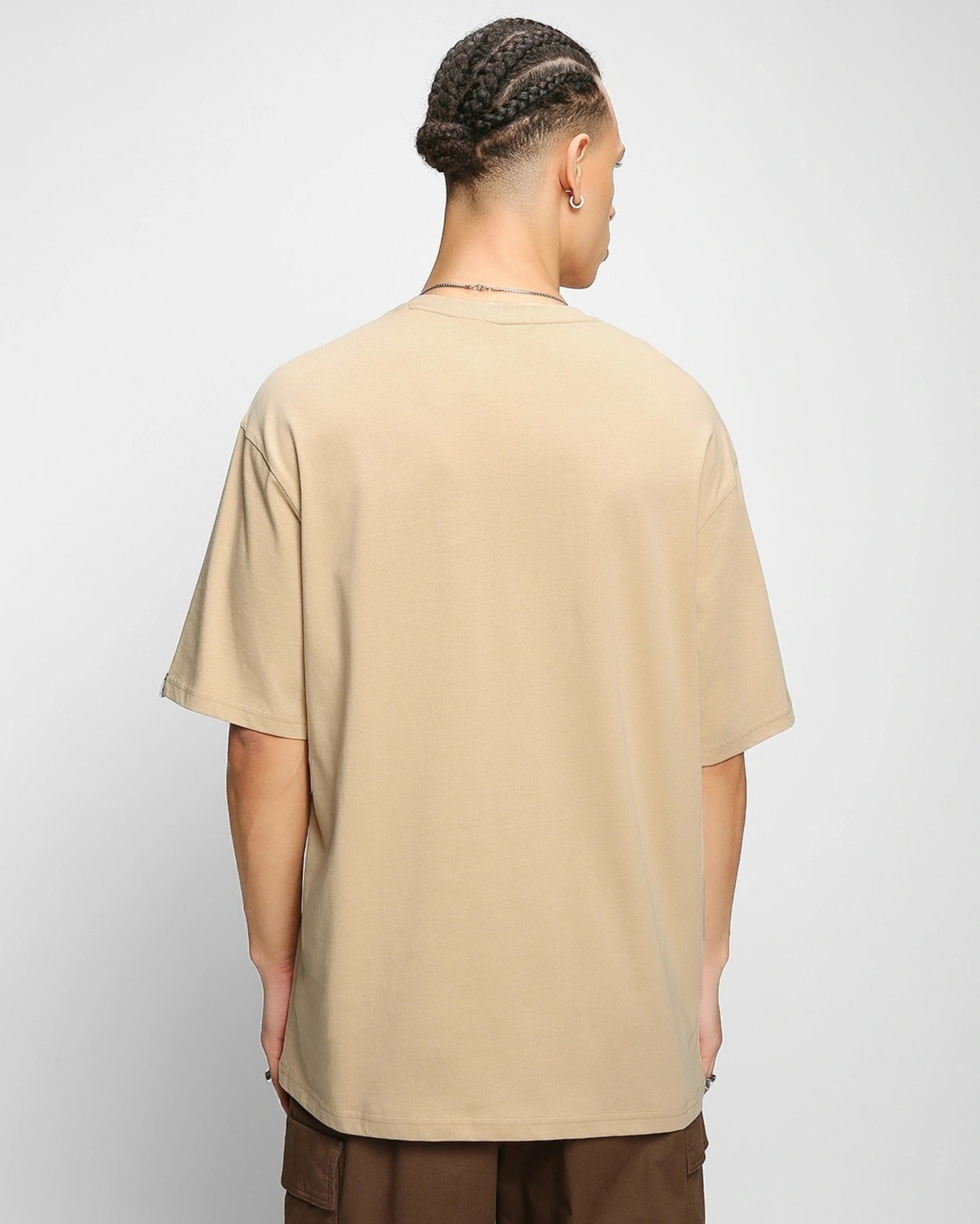 Beige Oversized T-Shirt – 220 GSM