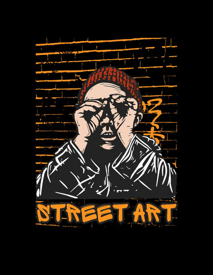 Street Art Vision Oversized Tee - The Baggy Vibe
