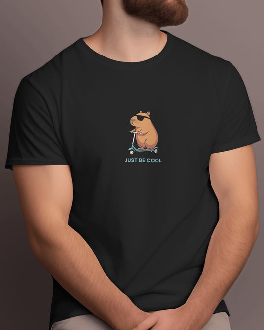 Just Be Cool Capybara Tee - The Baggy Vibe