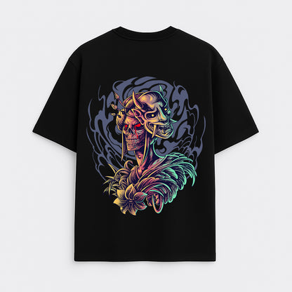 Dual Spirit Oni – Oversized T-Shirt