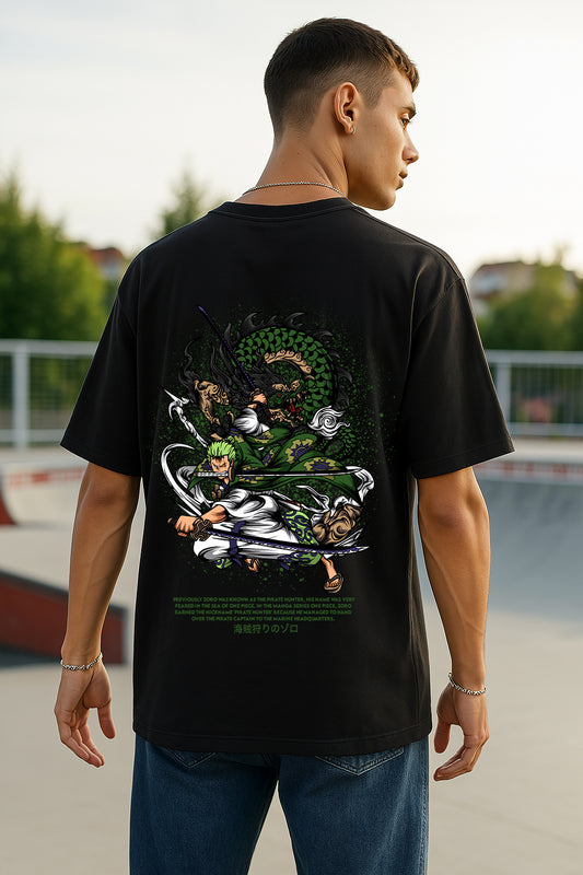 Three Sword Style Zoro Oversized T-Shirt